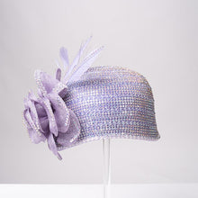 Load image into Gallery viewer, BEADED CLOCHE W/SINAMAY