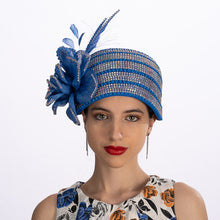 Load image into Gallery viewer, BEADED CLOCHE W/SINAMAY
