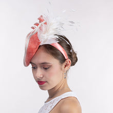 Load image into Gallery viewer, Trio Layer Sinamay Headband Fascinator Cocktail Hats