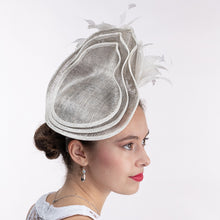 Load image into Gallery viewer, Trio Layer Sinamay Headband Fascinator Cocktail Hats