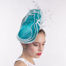 Load image into Gallery viewer, Trio Layer Sinamay Headband Fascinator Cocktail Hats