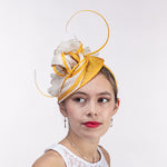 Polyhemp Sinamay Disc Headband Fascinator Cocktail Hats