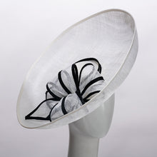 Load image into Gallery viewer, Saucer Sinamay Headband Fascinator Cocktail Hats