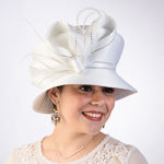 Mushroom Crown Satin Ribbon Hats