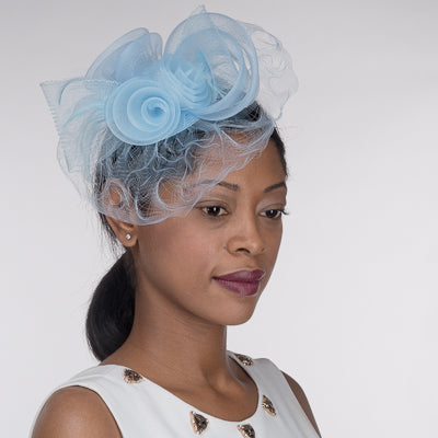 Small Crinoline Comb Fascinator Cocktail Hats