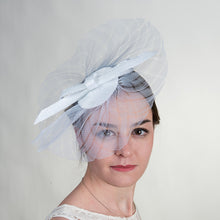Load image into Gallery viewer, Poly Straw Crinoline Comb Fascinator Cocktail Hats