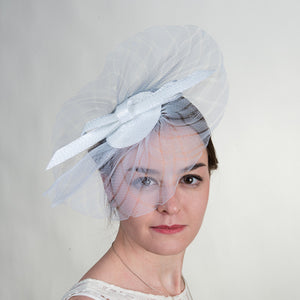 Poly Straw Crinoline Comb Fascinator Cocktail Hats