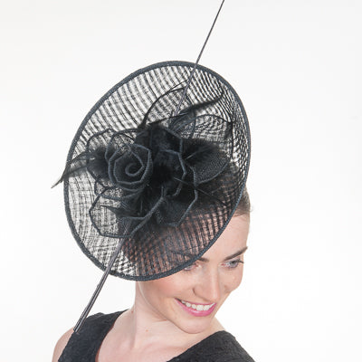 Plaid Sinamay Headband Fascinator Cocktail Hats