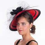 Load image into Gallery viewer, Satin Saucer Headband Fascinator Cocktail Hats